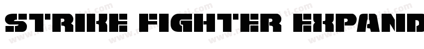 Strike Fighter Expanded Expanded字体转换